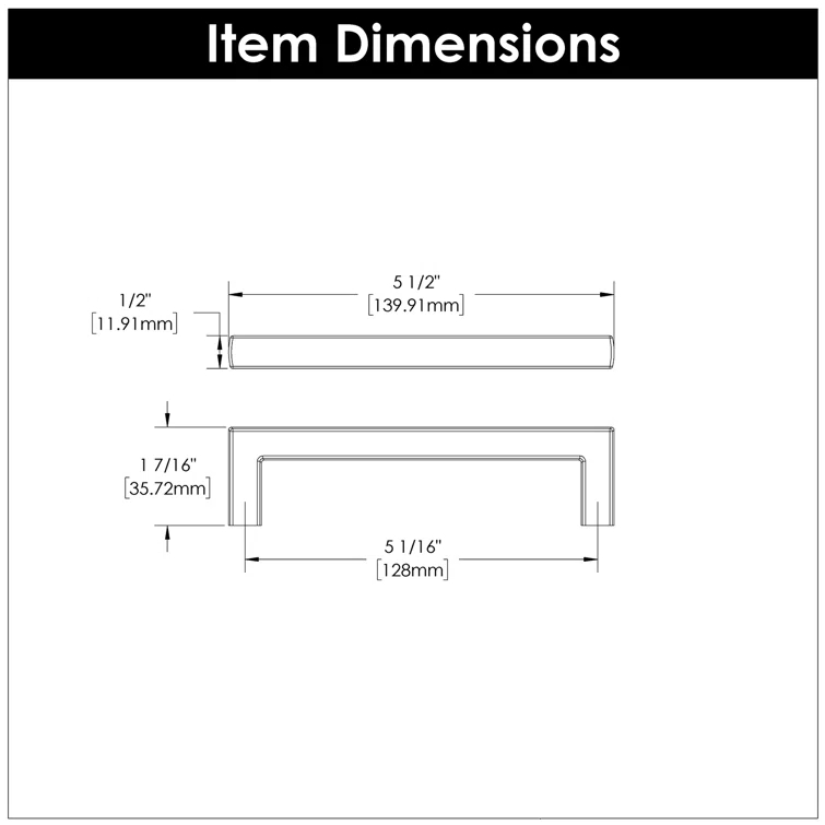 Belwith Keeler Coventry Center to Center Bar/Handle pull