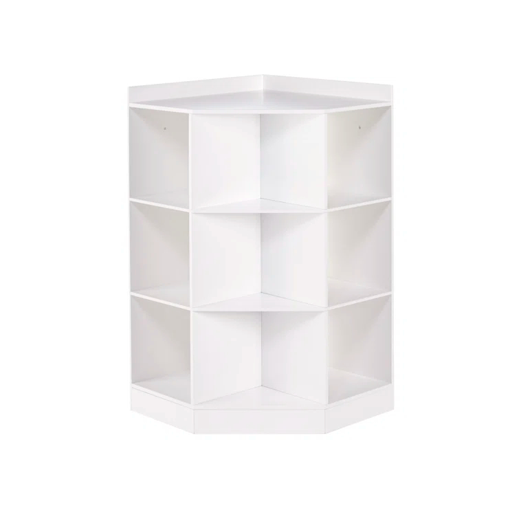 RiverRidge Home RiverRidge Kids Corner Playroom Cabinet with 6 Toy Storage Cubbies and 3 Angled Shelves