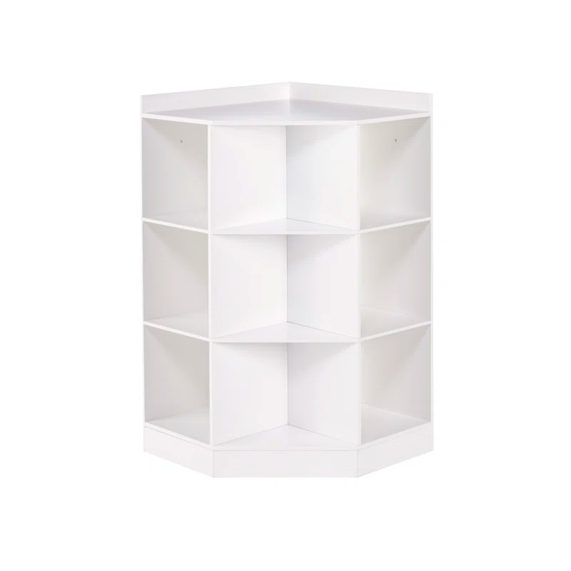RiverRidge Home RiverRidge Kids Corner Playroom Cabinet with 6 Toy Storage Cubbies and 3 Angled Shelves