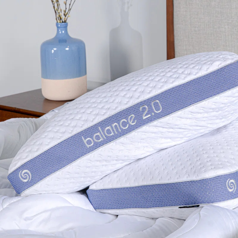Bedgear Balance Performance Pillow - Medium - Moisture Wicking - All Sleep Positions