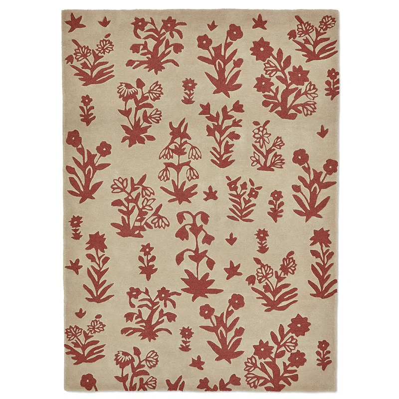 Wool Floral Rug