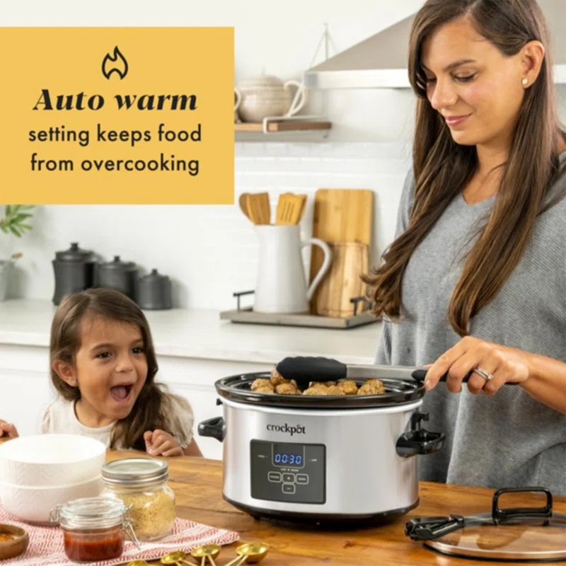Crock-pot Crockpot 4-Qt. Cook & Carry Slow Cooker