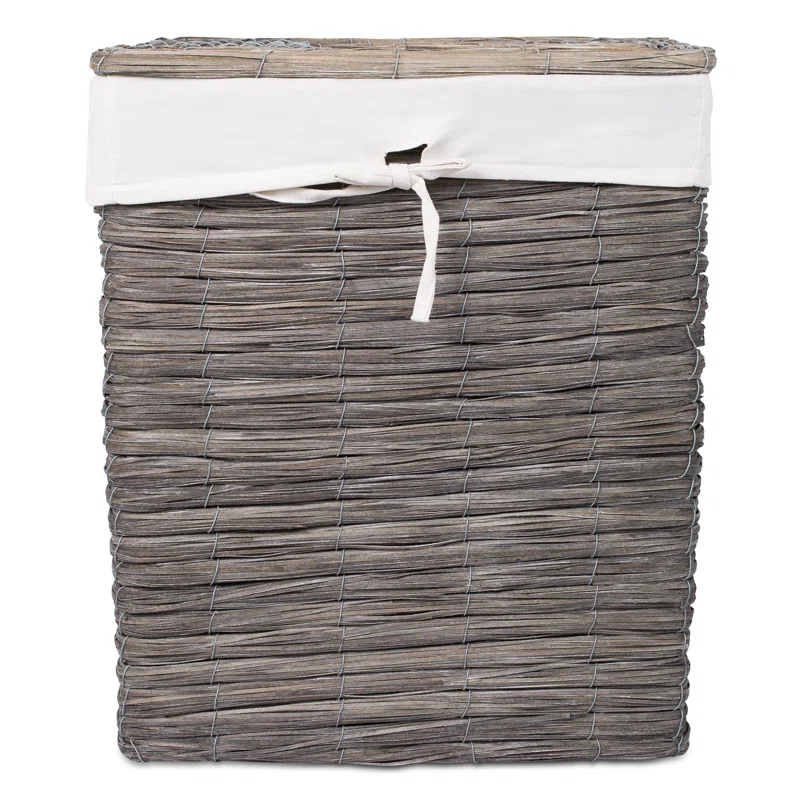 BirdRock Home Wicker Laundry Hamper with Handles