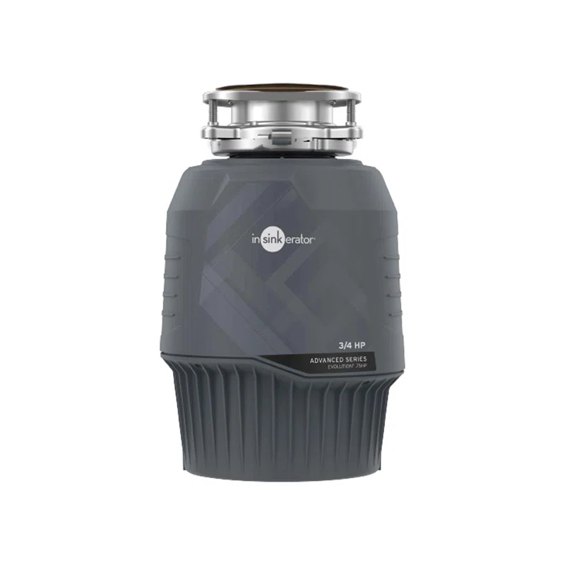 Evolution 0.75HP, 3/4 HP Garbage Disposal, Advanced Series Continuous Feed Food Waste Disposer