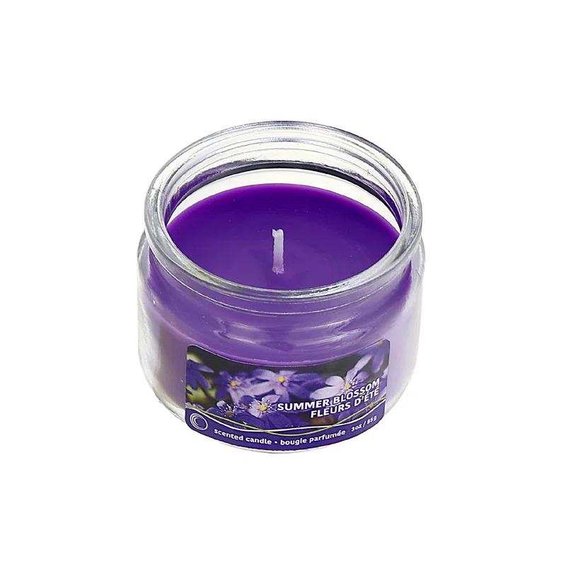 iH casadécor Summer Blossom Scented Jar Candle (Set of 6)