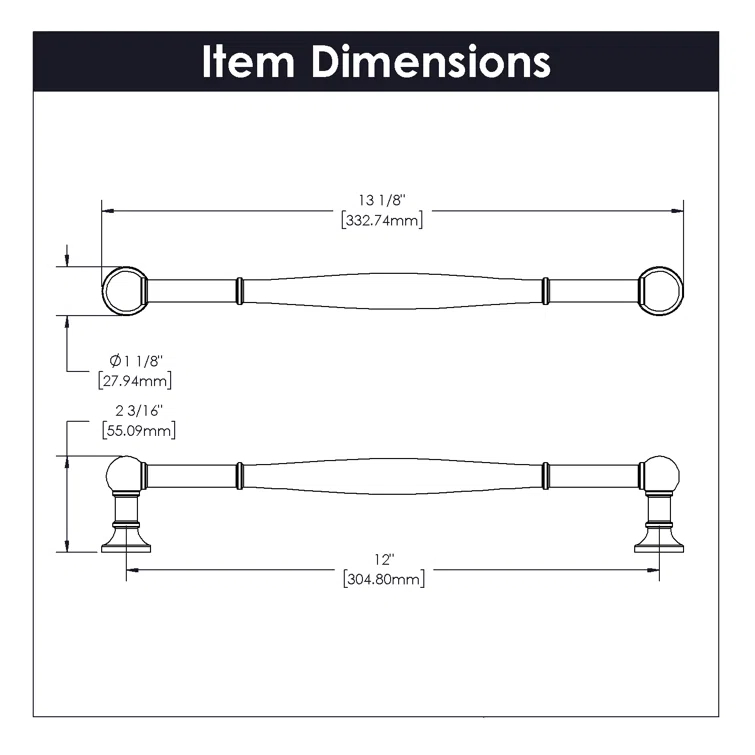 Belwith Keeler Fuller Center Appliance Pull