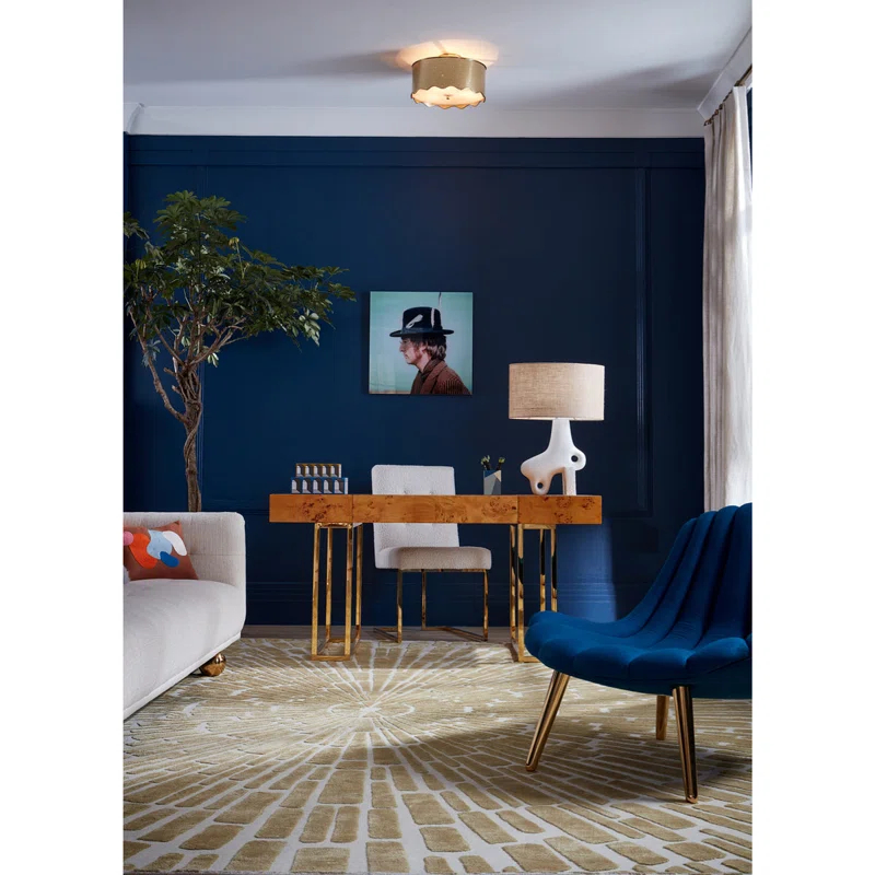 Jonathan Adler Bond Executive Desk - Burled Mappa