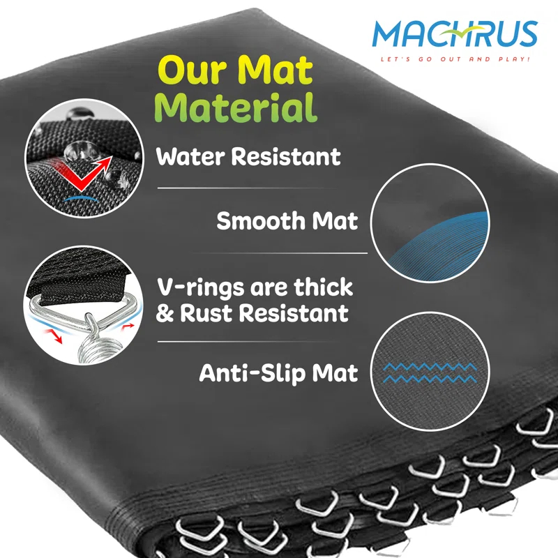 Upper Bounce Machrus Upper Bounce Mini Trampoline Replacement Jumping Mat fits for 40" Round Frames - MAT ONLY