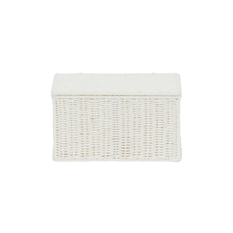 Household Essentials Paper Rope Wicker Box & Reviews | Wayfair
