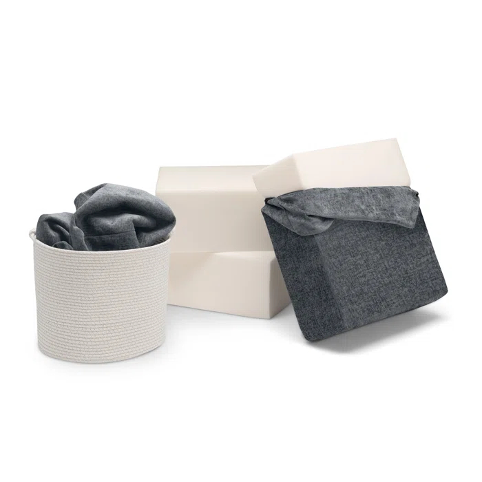 Delta Children 4-Piece Cozee Kids Sofa and Ottoman Set