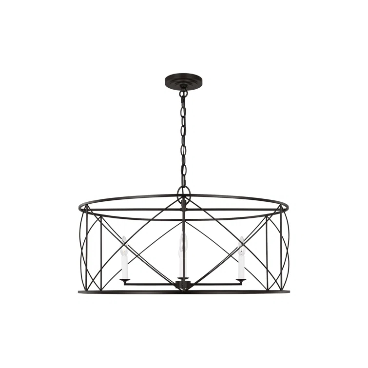 Rosdorf Park Merilou 4 - Light Dimmable Lantern Square / Rectangle Chandelier