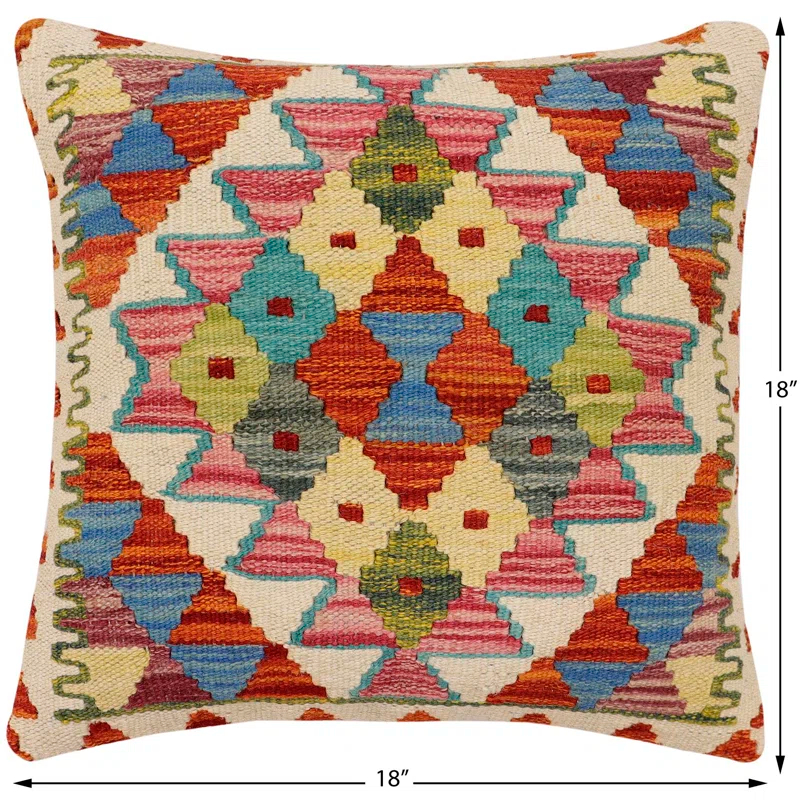 Keating Geometric Throw Pillow
