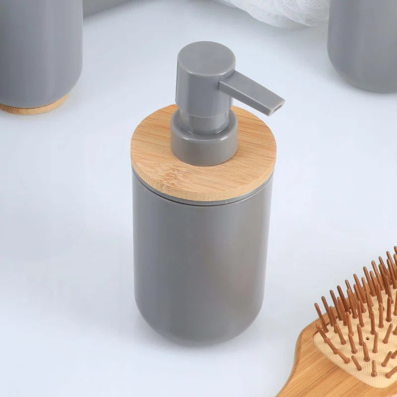 Evideco Padang Soap and Lotion Dispenser with Bamboo