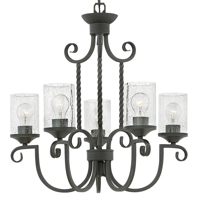 Hinkley Casa 5 - Light Shaded Classic / Traditional Chandelier