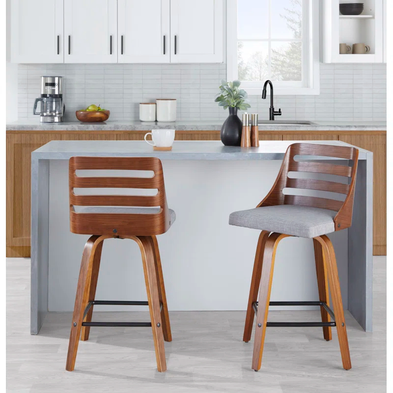 LumiSource Trevi 26" Fixed-height Counter Stool - Set Of 2