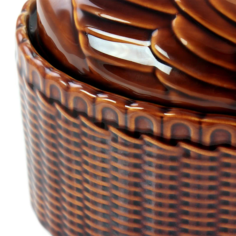 Martha Stewart Martha Stewart 64 oz. Stoneware Oval Baker with Lid