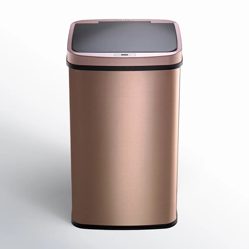 NineStars Nine Stars 13.2 Gallon Stainless Steel Motion Sensor Trash Can