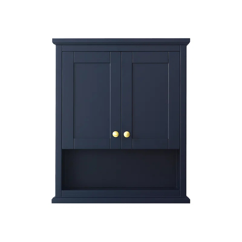 Wyndham Collection Avery Solid Wood Wall Over The Toilet Storage