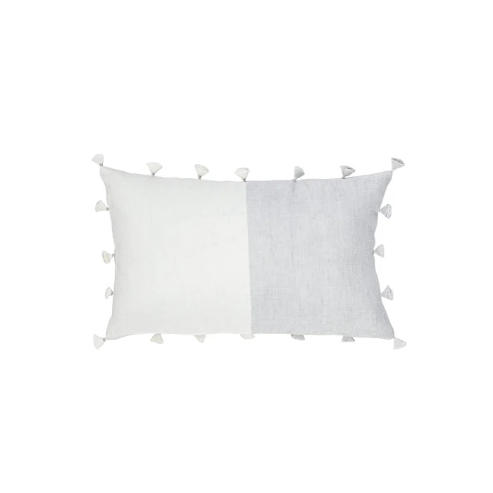 Anaya Tassels Feather Throw Pillow