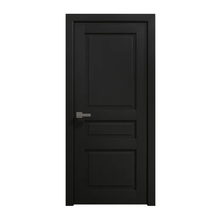SARTODOORS Interior Solid French Door | Ego 5012 | Single Regular Panel Frame Handle | Bathroom Bedroom Modern Doors