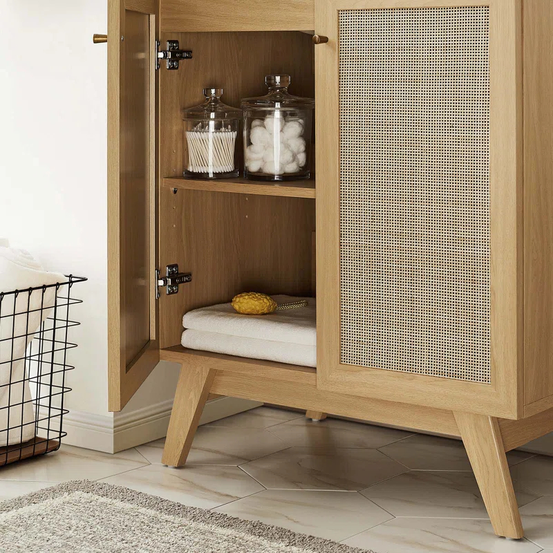 Modway Modway Soma 30'' Free Standing Single Bathroom Vanity with Manufactured Wood Top