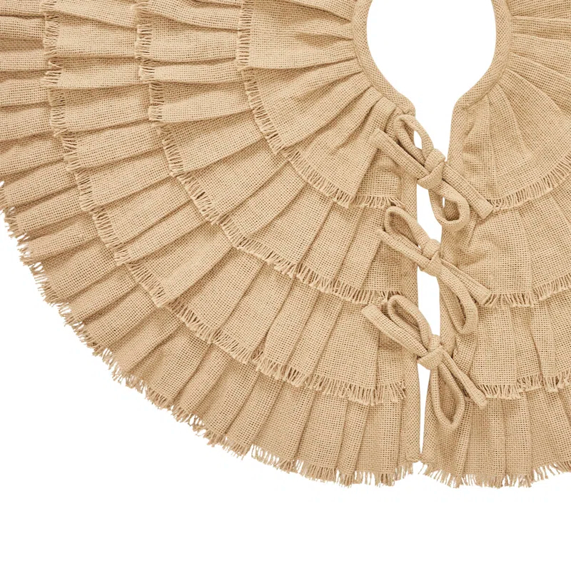 Solid Color Cotton Tree Skirt