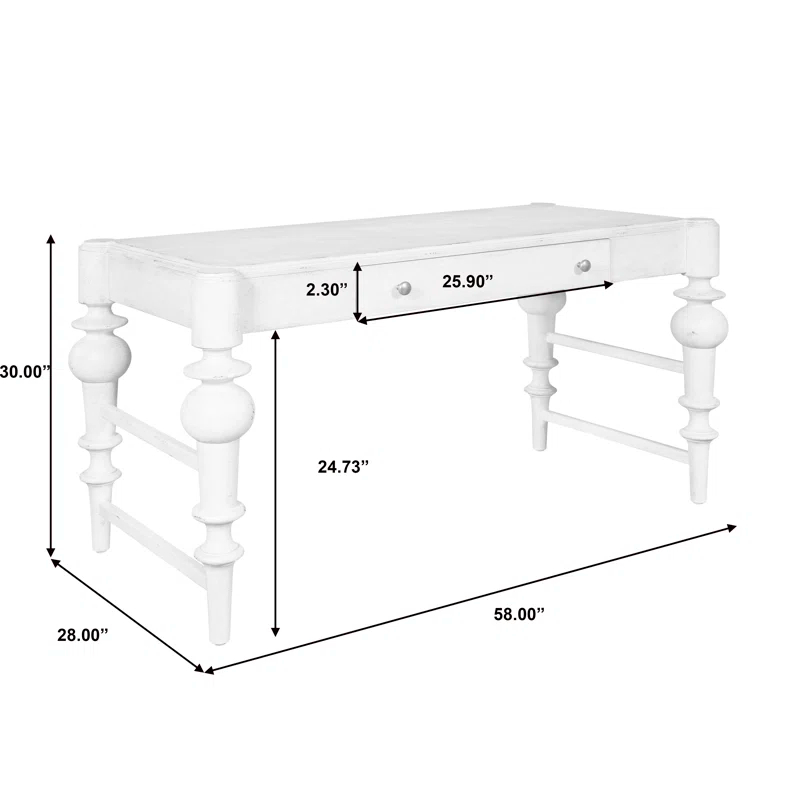 Pulaski Furniture Farmhouse Writing Desk with Storage Drawer