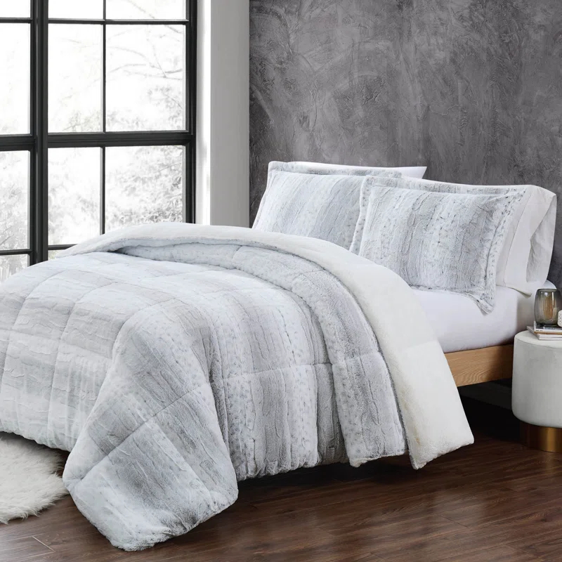 Christian Siriano Christian Siriano NY Snow Leopard Comforter Set