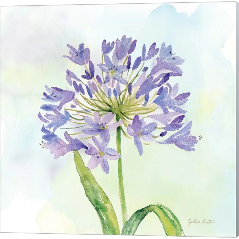 Red Barrel Studio® " Wildflower Single I & II " by Cynthia Coulter 2 - Pieces (Set of 2)