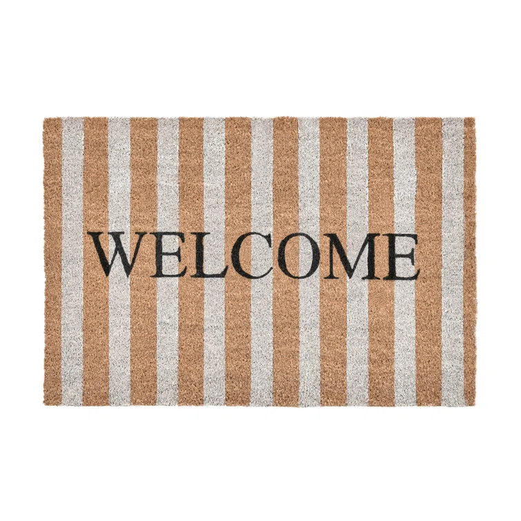 Striped Outdoor Doormat