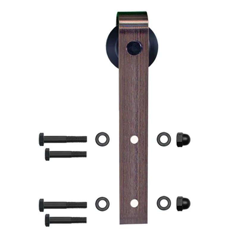 Quiet Glide 96 inch Standard Single Barn Door Hardware Kit (Door Not Included)