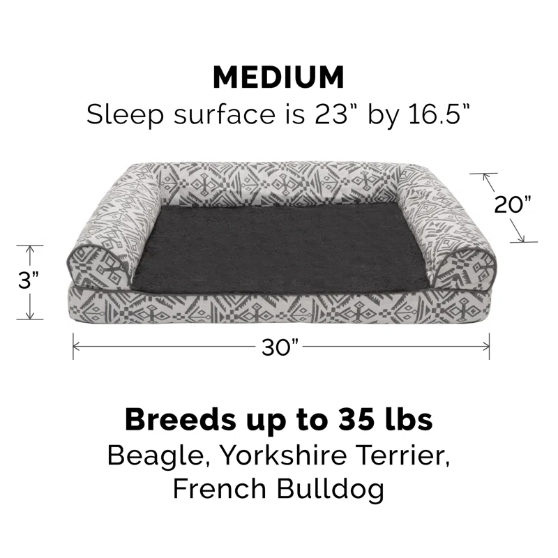 FurHaven Orthopedic Polyester Pet Bed