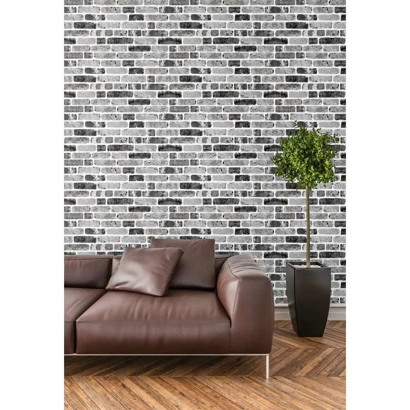 UPP Ultimate Premium Products 3D Brick Effect Wall Panels - Lightweight Styrofoam - Set of 9 Large Panels (20"x40") Covers 48 sq ft - Apply with Wall Adhesive - DIY Home Wall Cladding