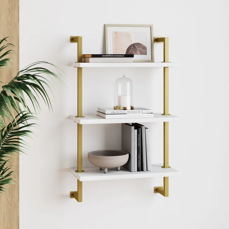 Nathan James Floating Bookcase