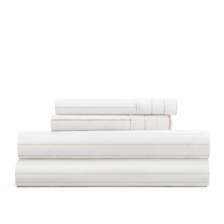 4 Piece Sheet Set Patterned Microfiber Ultra Soft Bedding