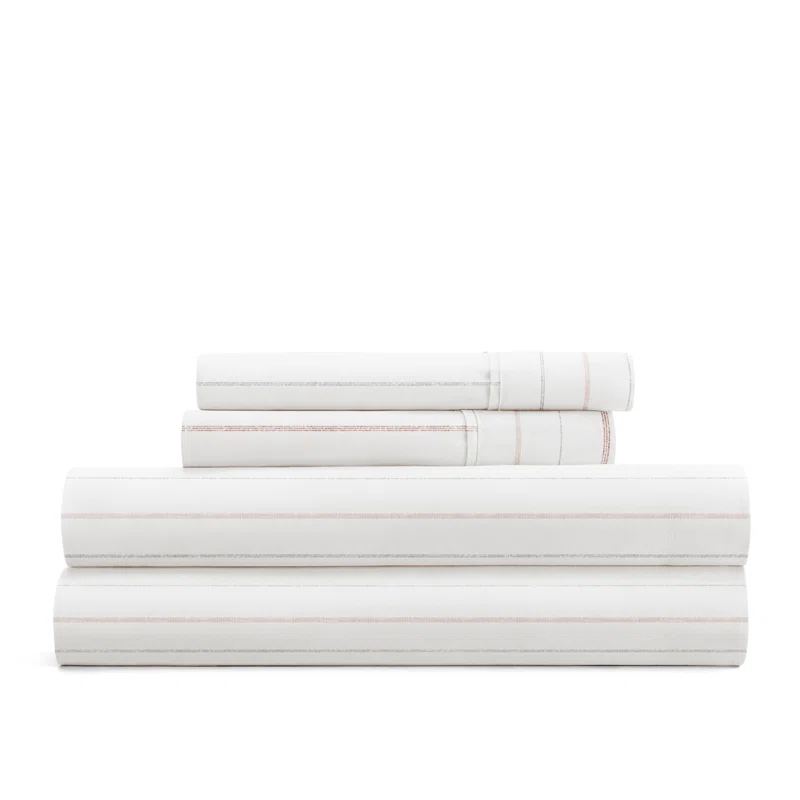 4 Piece Sheet Set Patterned Microfiber Ultra Soft Bedding