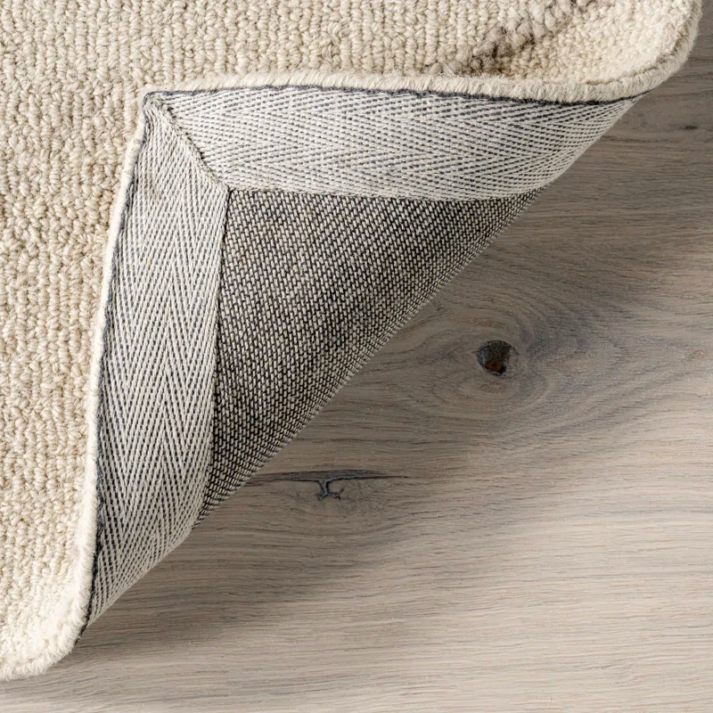 Latitude Run® Mulholland Textured Wool Area Rug Area Rug