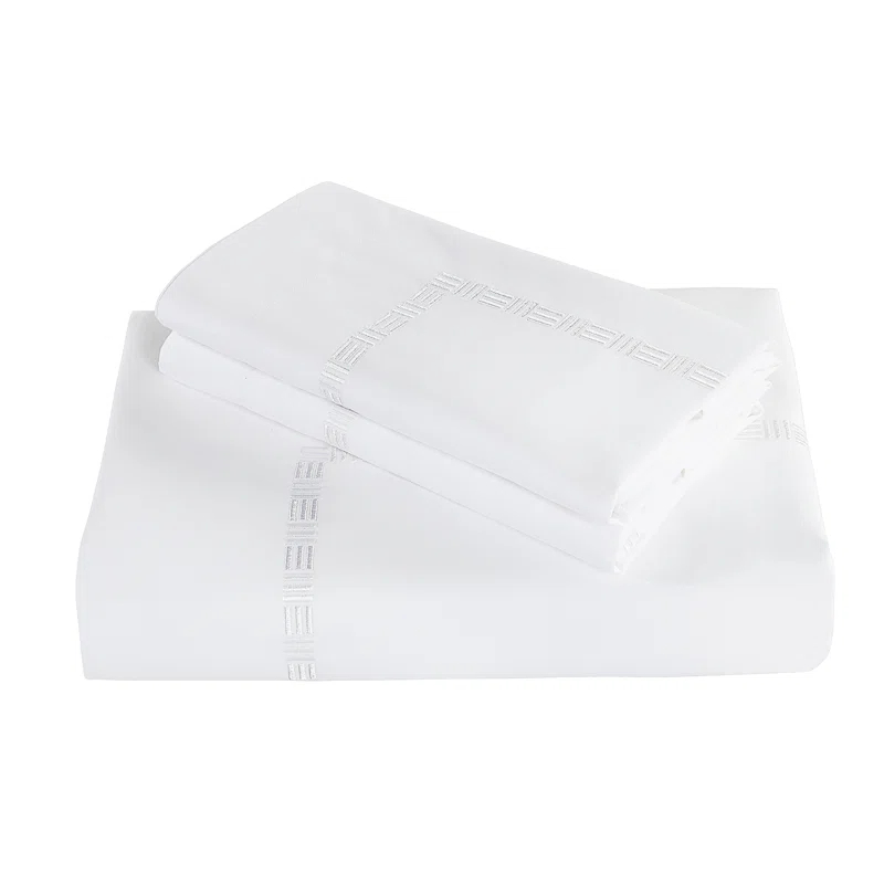 Hotel Grand Hotel Grand TENCEL Lyocell And Cotton Blend Embroi Sateen Duvet Cover Set