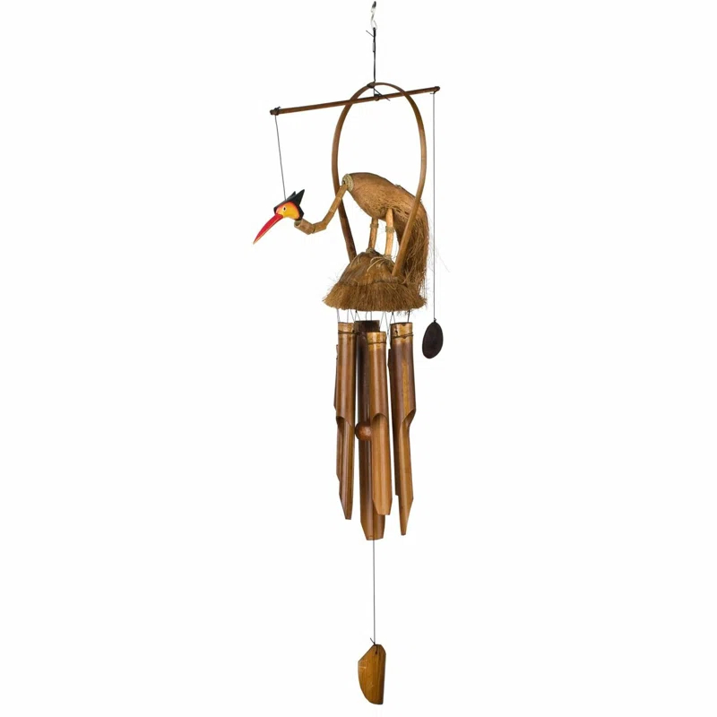 Woodstock Chimes Wood Animals Wind Chime