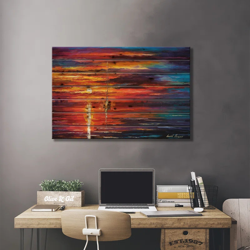 Ivy Bronx Bampt " Sky Glows " by Leonid Afremov