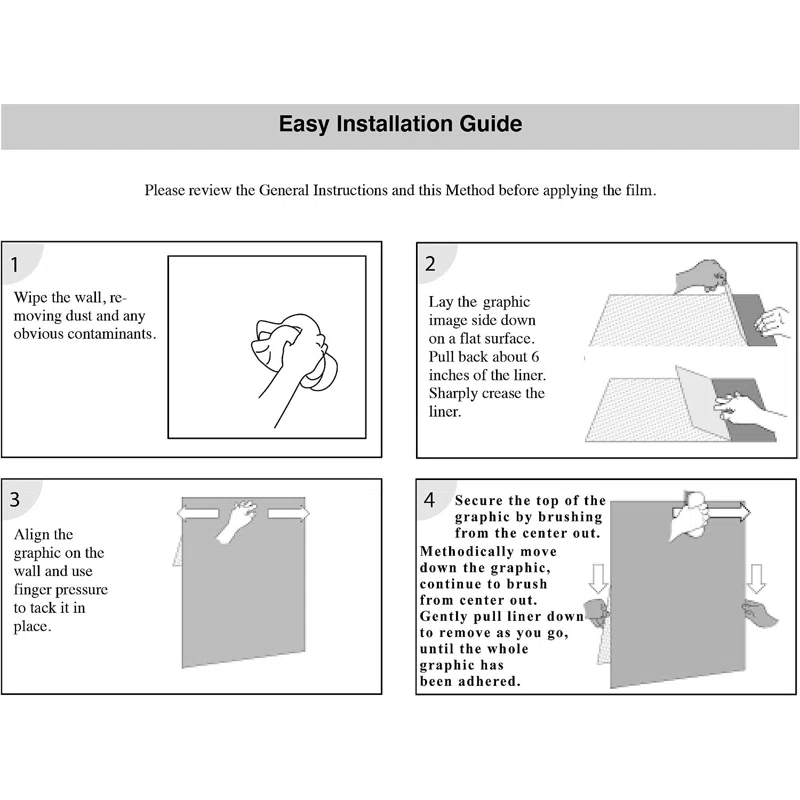 IDEA4WALL Peel & Stick Clear Border
