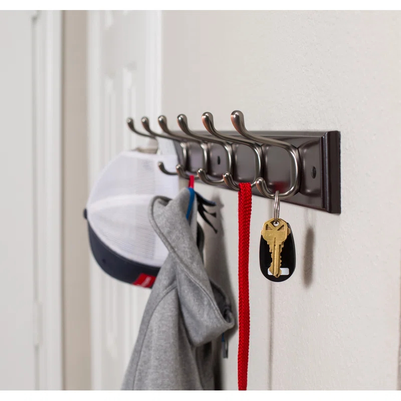 BirdRock Home Wall 6 - Hook Wall Mounted Coat Rack