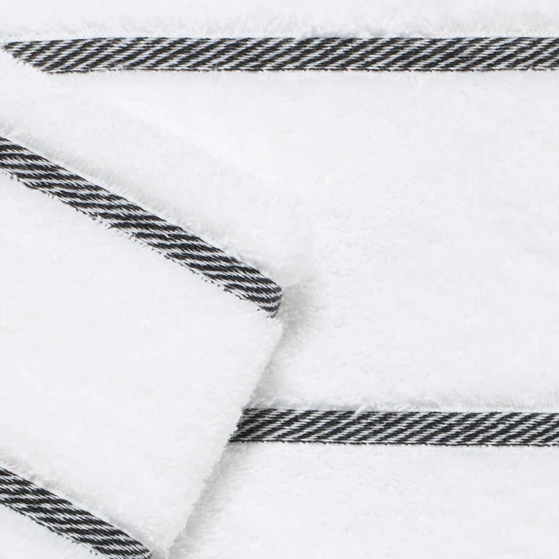 Nicole Miller Home Nicole Miller Sydney Cotton Honeycomb / Waffle Bath Towels