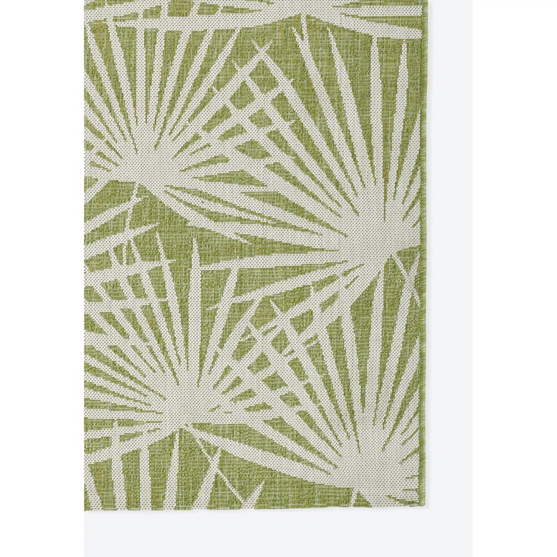 Novogratz Villa Floral Green/White Indoor / Outdoor Area Rug