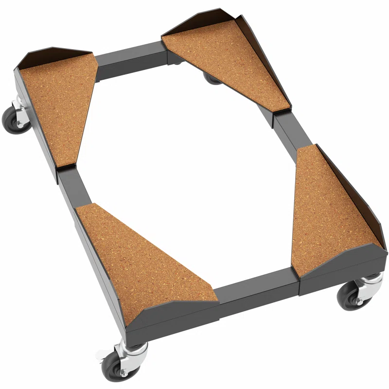 Vivo Vivo Premium Large PC Cart, CPU Rolling Stand, Adjustable Computer Trolley