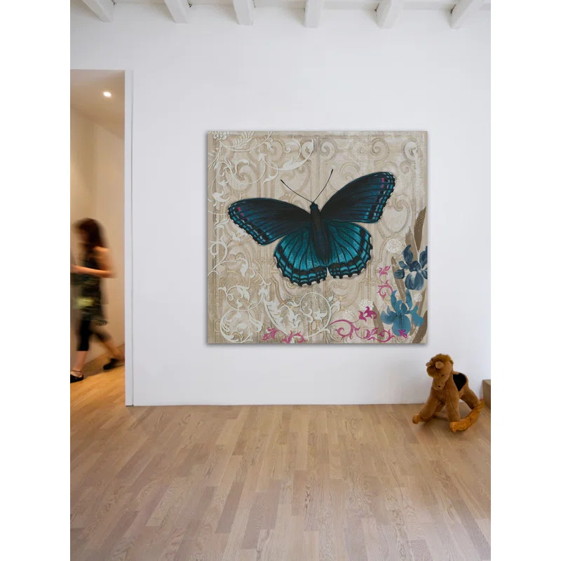 Marmont Hill " A Dark Blue Butterfly " by Alan Hopfensperger