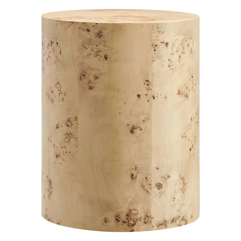 Modway Modway Cosmos 16" Round Burl Wood Side Table