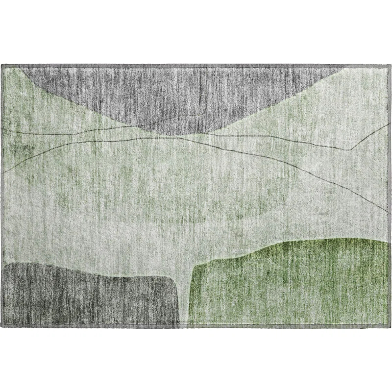 Addison Rugs Premium Machine Washable Mayfield Green Rug
