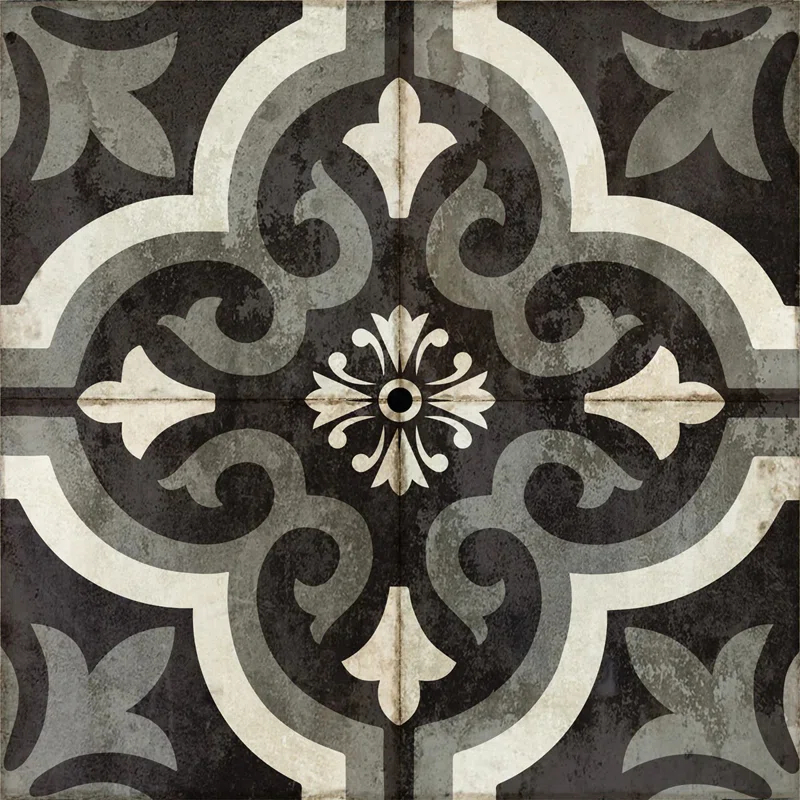 5'' W x 5'' L Vinyl Peel and Stick Mosaic Tile (Set of 24)