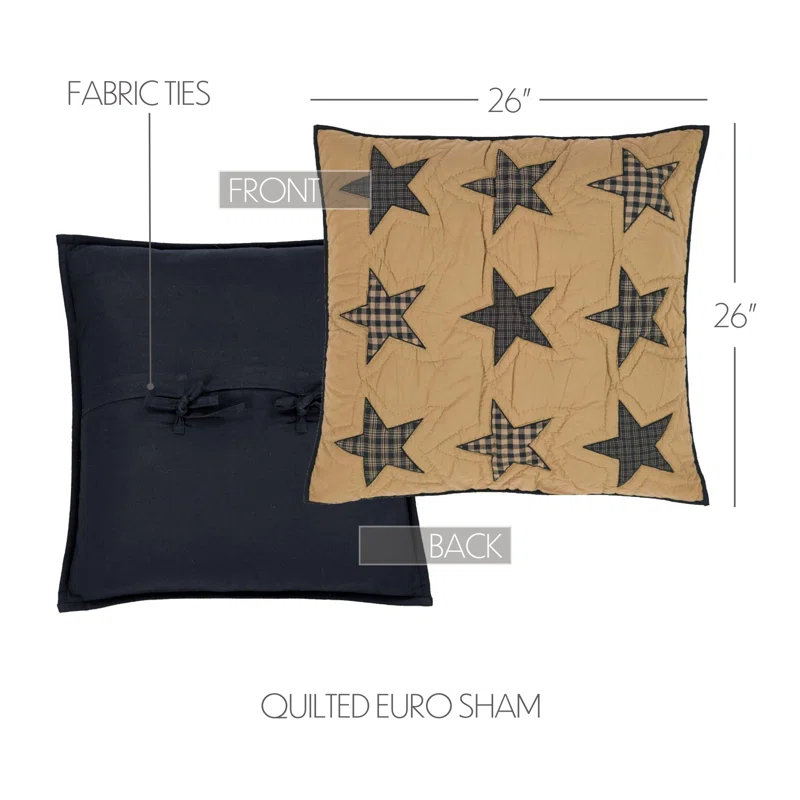 VHC Brands Teton Star Cotton Blend Pillow Sham